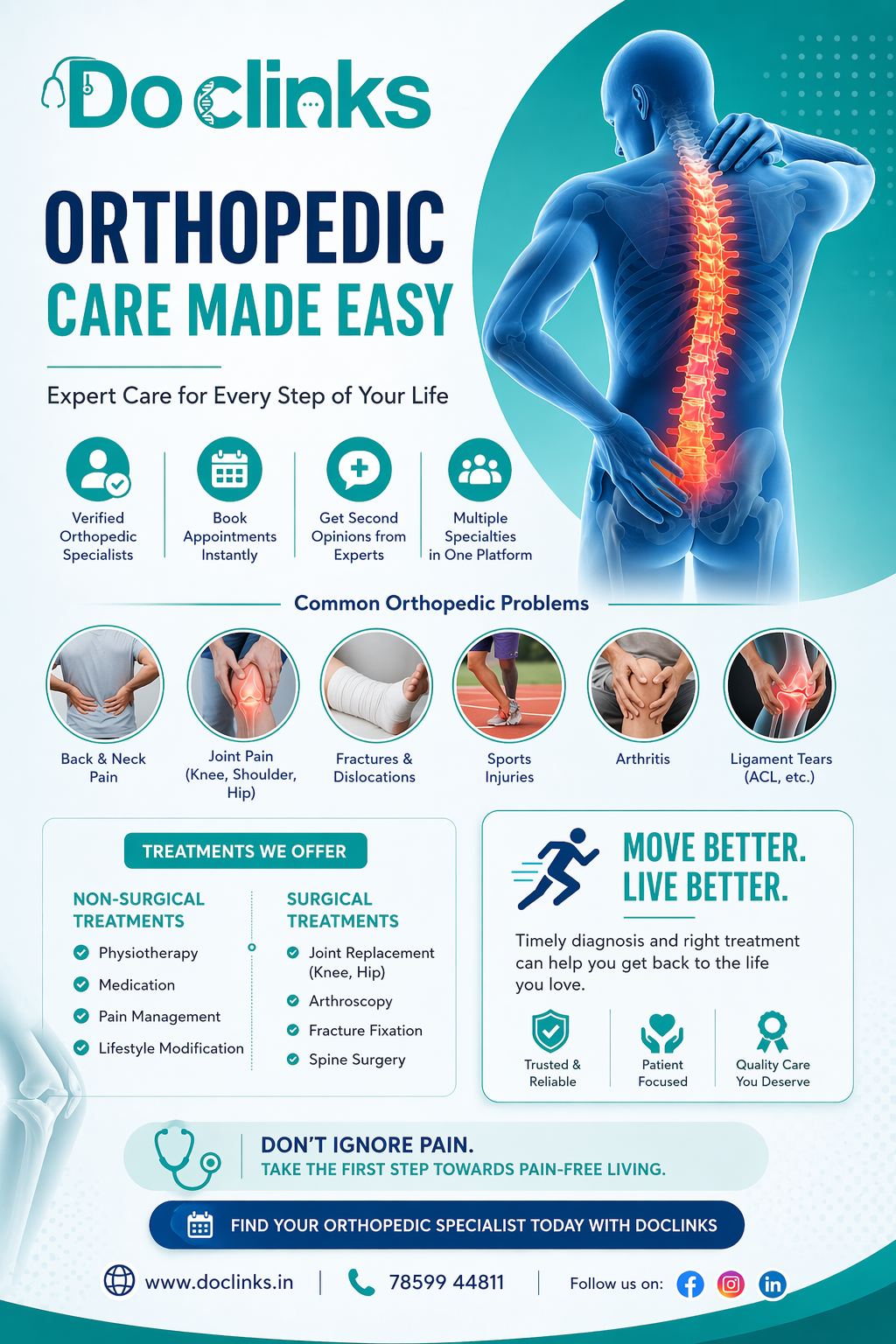 Orthopedic Care Made Easy: Find the Right Specialist with Doclinks